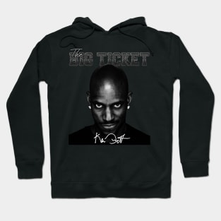 Kevin Garnett The Big Ticket Basketball Signature Vintage Retro 80s 90s Bootleg Rap Style Hoodie